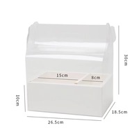 Boîte Cadeau Complète en PVC Transparent Yixing pour Gâteaux et Fleurs, Imperméable et Laminée, pour Emballage Artisanat et Fruits