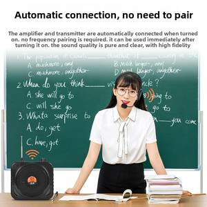 Micrófono Amplificador <span class=keywords><strong>de</strong></span> <span class=keywords><strong>Voz</strong></span> Inalámbrico BHA E365 para Enseñanza y Conferencias, Auriculares con Altavoz, Precio <span class=keywords><strong>de</strong></span> Fábrica con 12 Años <span class=keywords><strong>de</strong></span> Experiencia, OEM - Product Image 2