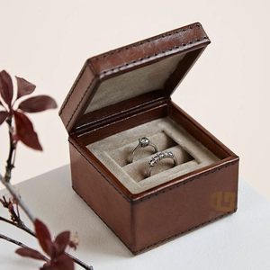 Wholesale Square Custom Luxury Display Leather <b>Watch</b> Storage Box <b>Case</b> Packaging - Product Image 3