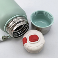 Bouteille d'eau isotherme en acier inoxydable à double paroi de 450 ml pour l'extérieur avec infuseur à thé, gourde sous vide pour adultes, camping