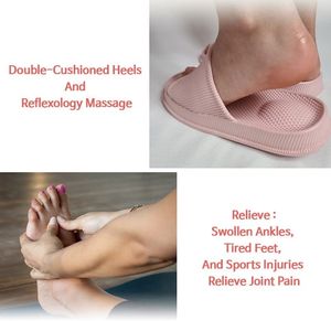 ÉCHANTILLON GRATUIT Chaussons de massage pour femmes et hommes Chaussons d'intérieur et d'extérieur avec <span class=keywords><strong>double</strong></span> coussin de massage Chaussons de douche en EVA - Product Image 5