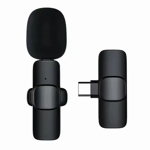 Microphone Lavalier sans fil Plug-Play pour Android, pour Vlog, flux en direct, micro intelligent à réduction de bruit K9