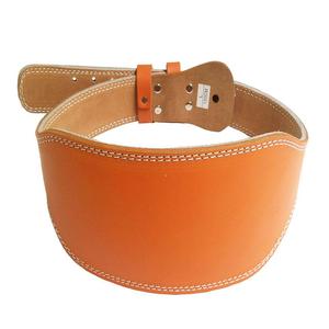 2026 Cowhide Leather Powerlifting Weight Lifting Dip <b>Belt</b> Fitness Gym Adjustable Metal Buckle Squat Padded Lumber Lower Back - Product Image 1