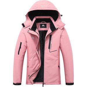Chaqueta de Esquí Impermeable para Mujer Moerdeng, Abrigo de Invierno con Capucha, Aislamiento Sintético, Ropa Exterior para Snowboard - Product Image 1