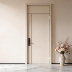 Porta Interna Moderna in Melaminico con Cerniere Ammortizzate, Decorazione, Garanzia 2 Anni per Casa, Villa, Hotel, Appartamento, Soggiorno - Product Image 5