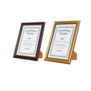 Mengkai Luxury <strong>A3</strong> A4 A5 A6 Certificate <strong>Frame</strong> <strong>Gold</strong> Document Picture <strong>Frame</strong> - Product Image 2