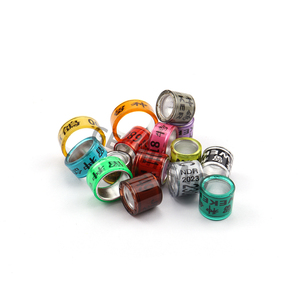 <span class=keywords><strong>Bague</strong></span> Pigeon 100 Pcs Vert 6Mm 7Mm 8X8Mm <span class=keywords><strong>Bague</strong></span> Pigeon Racing Avec Numéro de Téléphone Aluminium - Product Image 1
