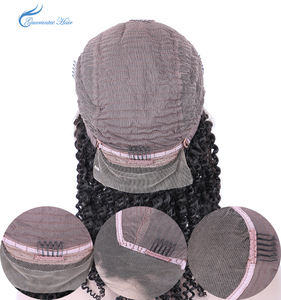 Garantie cheveux brésilienne/péruvienne vison cheveux dentelle frontale perruque <span class=keywords><strong>afro</strong></span> bouclés dentelle perruque couleur naturelle fait à la main et machine trame - Product Image 6