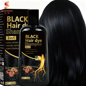 Shampoo Gel 3 in 1 per Capelli Neri, Nutriente e Idratante per Capelli Grigi, <span class=keywords><strong>Unisex</strong></span> - Product Image 1