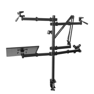 Support de téléphone portable multi-positions pour <span class=keywords><strong>ordinateur</strong></span> portable, caméra vidéo en direct à <span class=keywords><strong>double</strong></span> écran, support de moniteur d'<span class=keywords><strong>ordinateur</strong></span>, support de microphone MG - Product Image 4