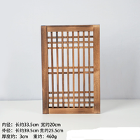 Marco de Madera Maciza Hecho a Mano Plegable Retro para Puerta/Ventana, Ecológico, Transparente, Rústico, de Malla, Colgante, para Jardín Infantil