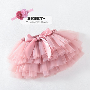 Conjunto de Moda para Bebés de 0 a 3 Años, Braguitas de Tul para Niñas, Cubrepañales de Algodón, Braguitas de Tul y Diadema - Product Image 5