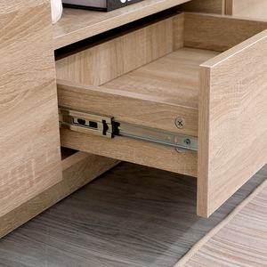 Mueble de sala de estar con soporte de TV, mesa moderna minimalista, armario de TV nulo con luz led - Product Image 5