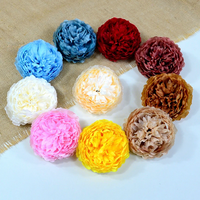 Kepala Bunga Peony Sutra Buatan Berkualitas Tinggi untuk DIY Dekorasi Bunga Hari Valentine dan Hiasan Kue