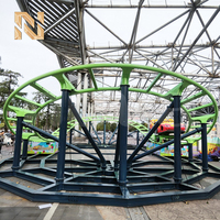 Nova Rideshigh - Mini Montagnes Russes de Haute Qualité avec Piste et Train, Montagnes Russes Miniatures à Dérapage pour Enfants, Montagnes Russes Rotatives - Vente Chaude