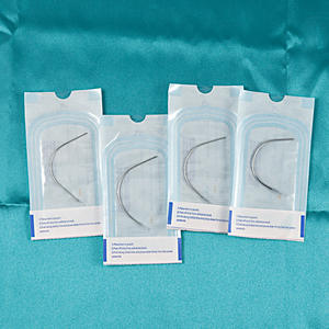 Kissure 316Lステンレス鋼使い捨て滅菌ピアス耳鼻タトゥー用14G 16G 18G <span class=keywords><strong>20G</strong></span>湾曲ピアスパンクチャーニードル - Product Image 4