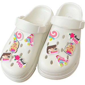 Charmes de chaussures en PVC personnalisés INS à la mode, 2,5-3,5 cm, décorations mignonnes pour chaussures et sabots - Product Image 1