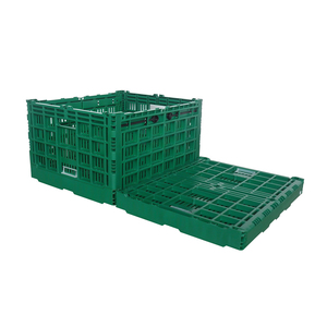Wholesale Farm Collapsible Transport Storage Foldable Plastic <strong>Egg</strong> <strong>Crate</strong> Mesh Box PP Material Chicken House Container - Product Image 1