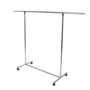 Heavy Duty Double Rail Clothing Garment <b>Rack</b> Load 400Lbs, <b>Rolling</b> Clothing <b>Racks</b> for Hanging Clothes, Commercial Garment <b>Rack</b> - Product Image 2