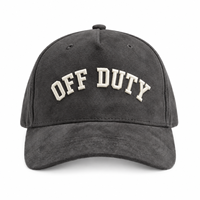 Casquette de baseball brodée en 3D en velours suédé pour adultes unisexe, certifiée CE et conforme RoHS, vente en gros OEM promotionnelle