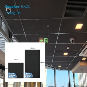 Rejilla de Techo Suspendida de Alta Calidad 24x24 OEM Insonorizada Tipo G, Económica, con Borde Especial de Lana Mineral para Aislamiento Acústico - Product Image 5