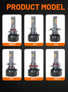 200 Wát 20000LM tự động đèn pha bóng đèn 9005 H1 H3 H11 CANBUS H7 LED <span class=keywords><strong>H4</strong></span> T80 6000K Led ánh sáng xe <span class=keywords><strong>H4</strong></span> Led Đèn Pha - Product Image 4