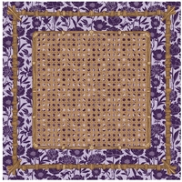 Tapis de Mahjong et de Poker Américain Pliable et Portable de Luxe Moderne Série Tigredetartan Plum Peony pour Jeux de Casino en Stock