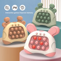 Jeu électronique Quick Push lumineux pour enfants, jeu de puzzle sensoriel Pop Fidget, jouet anti-stress à piles