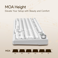 Teclado Musical Inalámbrico IP98S PRO de 98 Teclas con Sensación Mecánica, PBT de Doble Inyección, Batería de 4000 mAh, RGB, Compatible con Windows y Mac, para Oficina y Juegos, con Perilla