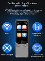 Nouveau traducteur vocal intelligent 4G SIM WIFI, traducteur portable multilingue, traducteur vocal instantané
