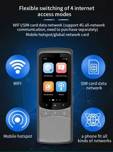 Nieuwe 4G Sim Wifi Smart Ai Simultaanvertaling Apparaat Draagbare Vertaler Meertalige Spraak Spraak Spraak Vertaler