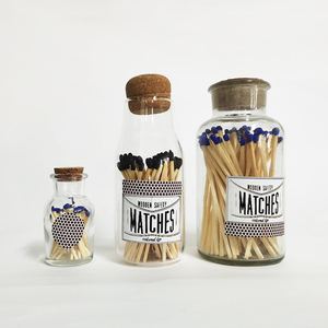 Multi colores decorativo a granel Encuentro de palos de madera <span class=keywords><strong>partidos</strong></span> en botella de vidrio - Product Image 5