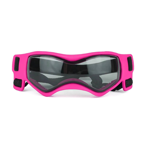 Gafas <span class=keywords><strong>de</strong></span> Sol para Perros Pequeños, Protección UV, Antiviento, con Correas Ajustables para <span class=keywords><strong>Cabeza</strong></span> y Barbilla - Product Image 1