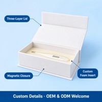 Boîte personnalisée avec insert en mousse sur mesure, emballage de produits médicaux, boîte rigide en gros OEM ODM