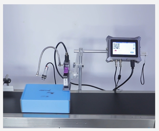 Multilingual Intelligence Automatic New Online Inkjet Printer with Solvent Ink 1 Year Warranty Portable Barcode Printing Machine