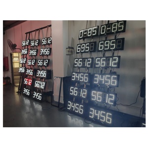 Tablero <span class=keywords><strong>de</strong></span> luz LED 88,88 rojo verde blanco <span class=keywords><strong>de</strong></span> 12 pulgadas para gasolinera tablero <span class=keywords><strong>de</strong></span> pantalla Digital impermeable IP65 señal <span class=keywords><strong>de</strong></span> precio <span class=keywords><strong>de</strong></span> gasolinera - Product Image 4