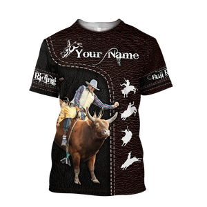 Camiseta <span class=keywords><strong>de</strong></span> equipo redondo <span class=keywords><strong>de</strong></span> ajuste Regular para hombre con estilo, camiseta personalizada con Lightning <span class=keywords><strong>Bull</strong></span> Ride Cross para hombre, camiseta para hombre - Product Image 2