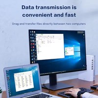 Kabel Data USB 2.0 UGREEN USB a ke USB a Male to Male Kabel Salin untuk Transfer Data