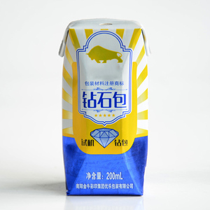 30-Year Factory Prismatic Type Size <b>Paper</b> Cardboard and Custom Logo Milk Juice Beverage Gable Top Box Liquid <b>Wrapping</b> <b>Paper</b> - Product Image 2