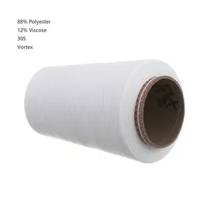 % 88% Polyester % 12% viskon 30S Polyester viskon karışımı vorteks  savlo