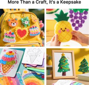Kit de peinture en mousse magique 3D de 75 pièces - Ensemble d'art gonflé à faire soi-même, fournitures scolaires et cadeau créatif pour enfants - Product Image 2