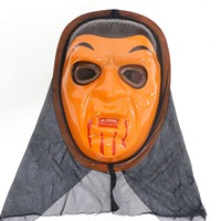 Masque intégral effrayant en PVC de panda pour Halloween, remise de diplôme, fête, mascarade, costume, accessoires de cosplay