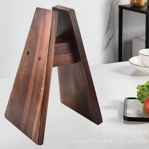 Portacuchillos magnético de madera de acacia, estante de almacenamiento de doble cara para la organización de cuchillos de cocina - Product Image 3
