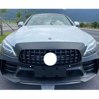 2015-2021 Classe C W205 C260l C200l C300 Coupé Modifié Gtr Style Pare-chocs Avant Avec Grille Bodykit Pour Mercedes Benz