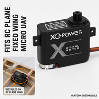 Nouvel arrivage 2026 Servo d'avion XQ-S1009F 7.7g 3kg Servo numérique sans noyau pour aile Étanche Boîtier tout aluminium 7.4V Mini avion RC
