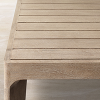 Ensemble Haut de Gamme Meilleurs Ventes Tables et Chaises de Repas pour Famille Mobilier d'Extérieur en Teck pour Patio
