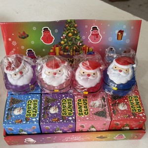 Juguetes Sensoriales Antiestrés de Santa Claus para Navidad, Regalos para Fiestas de Cumpleaños, Juguete Sensorial de Azúcar para Apretar - Product Image 4
