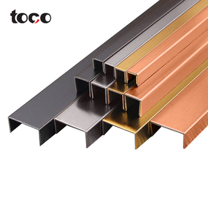TOCO Trang Trí Cạnh Viền Nhôm Trang Trí Tủ Bằng Hợp Kim Nhôm Ép Đùn Trang Trí Kênh Chữ U Mạ Crôm - Product Image 5