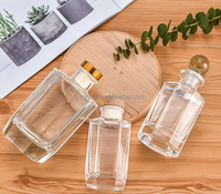 Bouteilles en verre vides de luxe pour diffuseurs à bâtonnets, contenants de parfum d'aromathérapie, coffrets cadeaux, sérigraphie, vente en gros