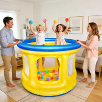 Piscine à balles gonflable ronde pour enfants, portable, avec parois en maille respirante, pour l'intérieur et l'extérieur, tente de jeu pour tout-petits